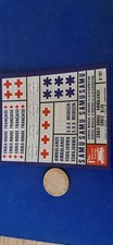 Decals decalcomanie pompiers d'occasion  Lillers