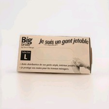 Gants vinyle jetables d'occasion  Oyonnax