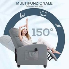 Homcom poltrona relax usato  Brembate