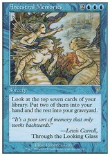 Mtg ancestral memories usato  Bari