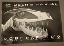 Wowwee roboraptor user for sale  NOTTINGHAM