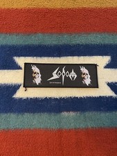 Remendo de tira tecido laranja Sodom Agent vintage original raro Death Metal Sepultura comprar usado  Enviando para Brazil
