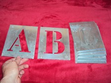 Ancien pochoir zinc d'occasion  Grandvilliers