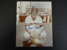 Foto autografada 11x14 assinada por Johnny Bench PSA/DNA AB76541 comprar usado  Enviando para Brazil