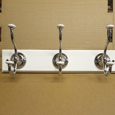 White coat rack for sale  BURTON-ON-TRENT
