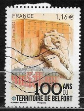 Oblitéré 2022 lion d'occasion  Châteaugiron