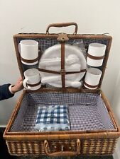 Wicker picnic basket for sale  SOUTHAMPTON