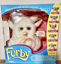 Bola de neve Furby olhos azuis brancos inglês 1068 Mi #PCD588 comprar usado  Enviando para Brazil