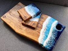 Set tagliere sottobicchieri usato  San Cassiano