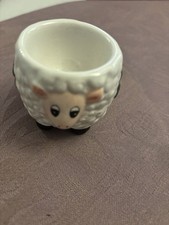 Sheep egg cup for sale  CHESTERFIELD