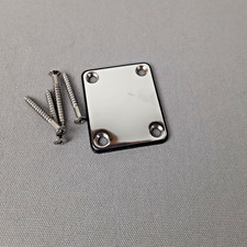 Peavey Rockmaster guitarra elétrica placa de pescoço cromada com parafusos peça de reposição, usado comprar usado  Enviando para Brazil