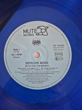 RARO Depeche Mode Música Para As Massas LP Álbum Estéreo Azul Alemanha 1987 comprar usado  Enviando para Brazil