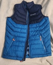 Colete Columbia Puffy Infantil Médio (10/12) Azul Omni Isolado Térmico Zíper Completo, usado comprar usado  Enviando para Brazil