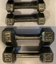 Pair hex dumbbells for sale  Warwick