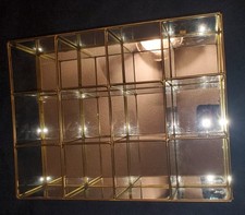Vtg brass glass for sale  Lone Oak