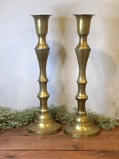 Vintage brass candle for sale  Flint