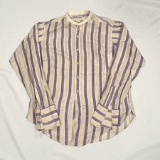 Usado, Camisa social masculina de seda antiga verdadeira vintage década de 1930 15 1/2 35 ~ G/XL comprar usado  Enviando para Brazil