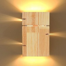 Holz wandleuchte vintage gebraucht kaufen  Aspisheim, Grolsheim