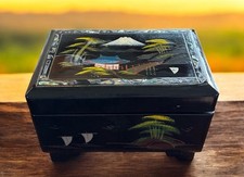 Vtg black lacquer for sale  Saint Louis