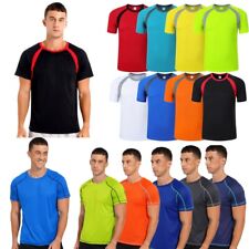 Camisas de corrida masculinas dry-fit esporte treino top secagem rápida ativa camisa atlética comprar usado  Enviando para Brazil