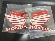 2 peças PARA HONDA WING ADESIVO TANQUE DE COMBUSTÍVEL ÓLEO DECALQUE EMBLEMA CARENAGEM BRANCO - VERMELHO 90mm comprar usado  Enviando para Brazil