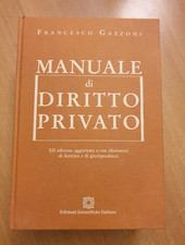 Manuale diritto privato usato  San Lorenzo Nuovo