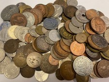 Lote misto antigo 135 peças coleção de moedas do mundo estrangeiro**** comprar usado  Enviando para Brazil