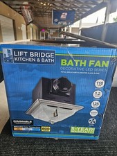 PONTE ELEVATÓRIA COZINHA E BANHO Exaustor Decorativo Quadrado Níquel Escovado 110CFM comprar usado  Enviando para Brazil