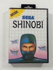 SHINOBI SEGA MASTER SYSTEM (MS) PAL-EURO (COMPLETE - COVER DAMAGE), usado comprar usado  Enviando para Brazil