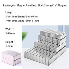 Ímã retangular bloco terra rara ímã artesanato forte L3-11mm W2-11mm H1-8mm comprar usado  Enviando para Brazil