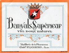 Etiquette vin banyuls d'occasion  Toulon-