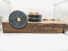 Suporte de exibição Tequila Fortaleza original 3 garrafas luz LED iluminado com tahona, usado comprar usado  Enviando para Brazil