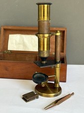 Ancien microscope laiton d'occasion  Grenoble-