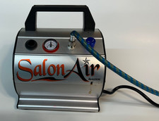 Compressor aerógrafo Salon Air Master modelo TC-60 com mangueira de ar, 1 pistola de pulverização comprar usado  Enviando para Brazil