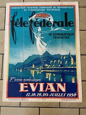 Affiche ancienne evian d'occasion  Vaux-sur-Mer