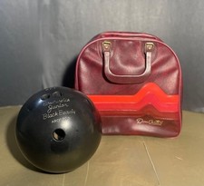 Bolsa de boliche vintage Don Carter com bola de beleza preta Brunswick 16 lb comprar usado  Enviando para Brazil