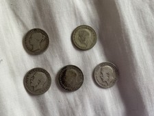 George silver sixpences for sale  YORK