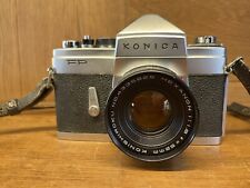 *Quase em perfeito estado* Câmera de Filme SLR Prata Konica FP Lente Hexanon 52mm F/1.8 Do Japão comprar usado  Enviando para Brazil