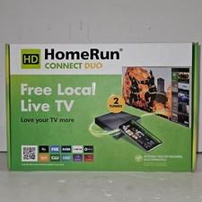 Receptor de TV HDHomeRun CONNECT DUO 2 sintonizadores HDHR5-2US OTA transmissor de TV ao vivo NOVO comprar usado  Enviando para Brazil