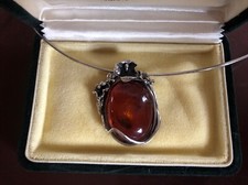 Vintage amber necklace for sale  REDRUTH