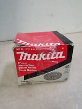 Disco abrasivo Makita 742137-A-50 5 polegadas 40 grãos gancho e laço, pacote com 50 comprar usado  Enviando para Brazil