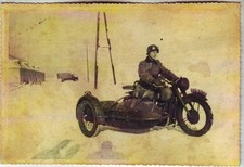 Fotografia ww2 motociclista usato Fotografia ww2 motociclista usato  Torino