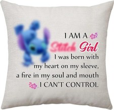 Stitch girl cushion for sale  LONDON