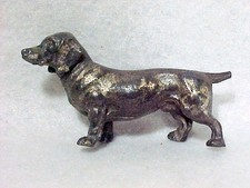 Estatueta miniatura de metal fundido sólido Dachshund Weiner Dog Statue comprar usado Estatueta miniatura de metal fundido sólido Dachshund Weiner Dog Statue comprar usado  Enviando para Brazil