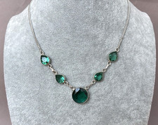 Vintage green crystal for sale  NOTTINGHAM