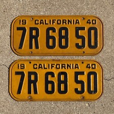 1940 california license for sale  Chicago