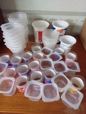 Clean yoghurt pots for sale  WAKEFIELD