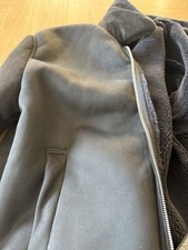 Zara lammfellimitat schwarz gebraucht kaufen  München