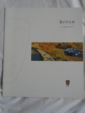 Rover cabriolet brochure for sale  KINGS LANGLEY