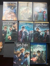 LOT 8 HARRY POTTER DVD FULLL SERIES 1 BLU-RAY DEATHLY HALLOWS 2 ORDER OF PHOENIX, usado comprar usado  Enviando para Brazil